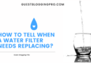 How to tell when a water filter needs replacing?