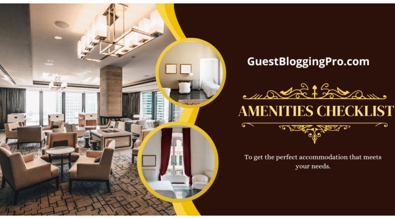 what amenities are most important to you in a hotel